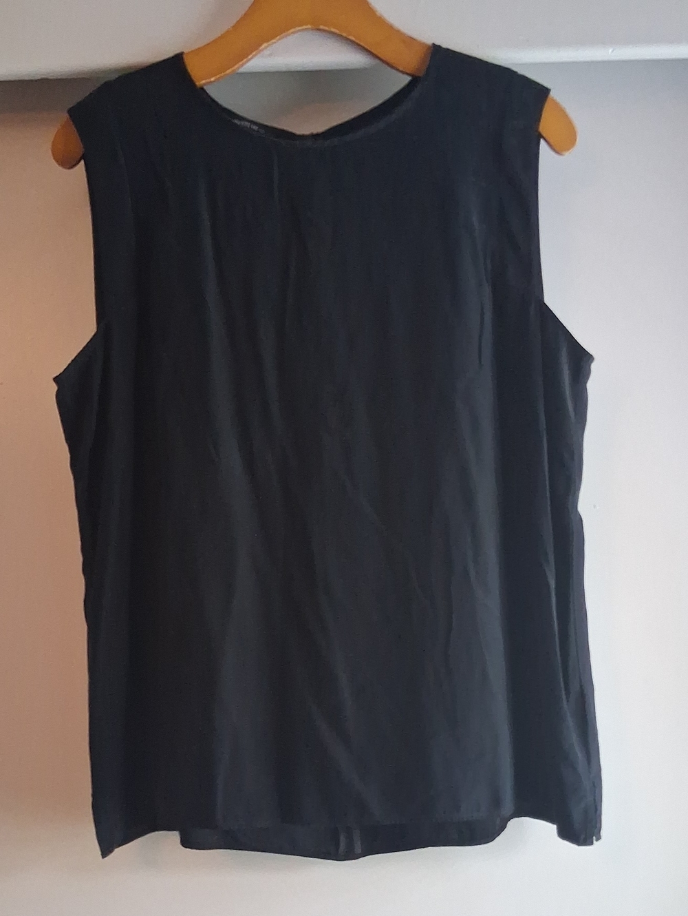 Lafayette 148 Silk Sleeveless Career Top Shirt Minimalist 14